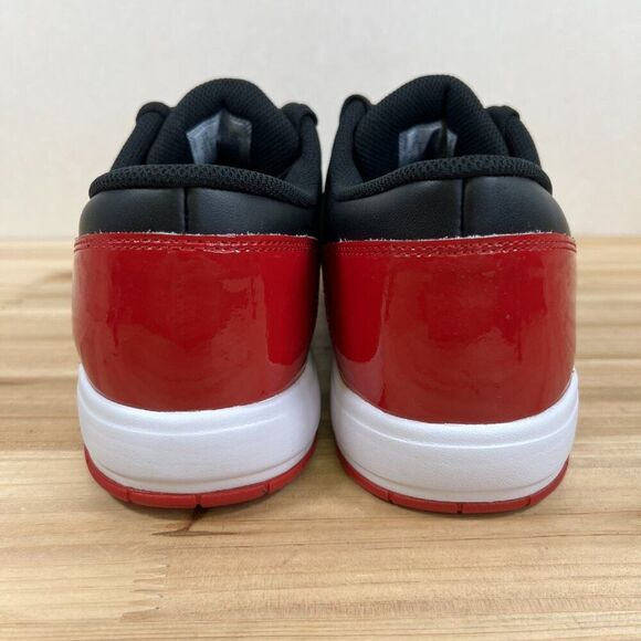 Jordan NU Retro 1 Low Nike Sneakers Mens 12 Varsity Red black white NEW in box - Picture 5 of 10